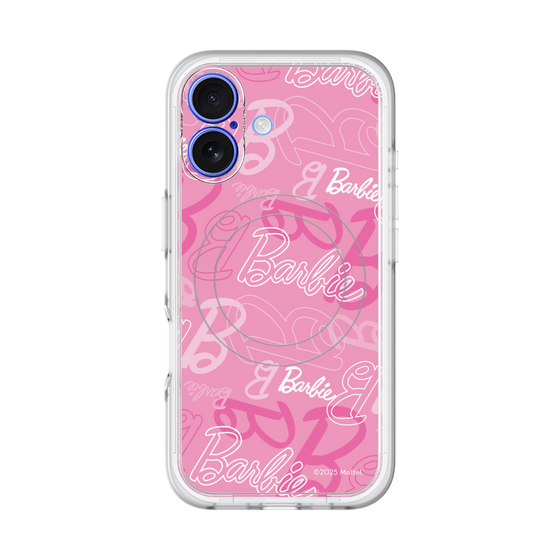 スリムプロテクションプレミアムケース with MagSafe［ Barbie - ロゴパターン1 ］