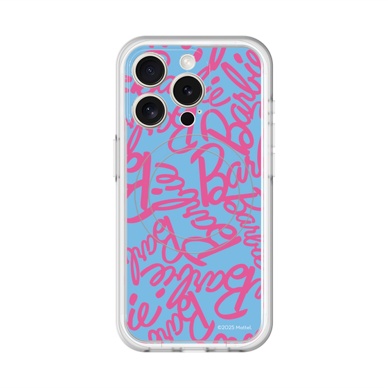 スリムプロテクションプレミアムケース with MagSafe［ Barbie - ロゴパターン2 ］
