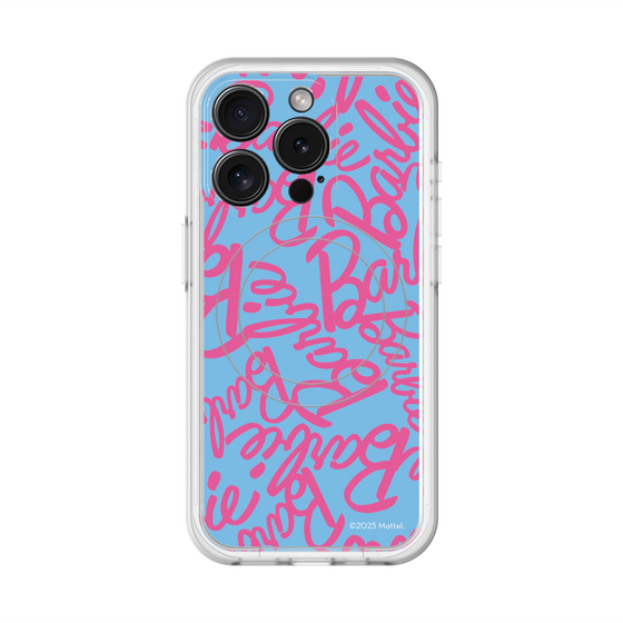 スリムプロテクションプレミアムケース with MagSafe［ Barbie - ロゴパターン2 ］