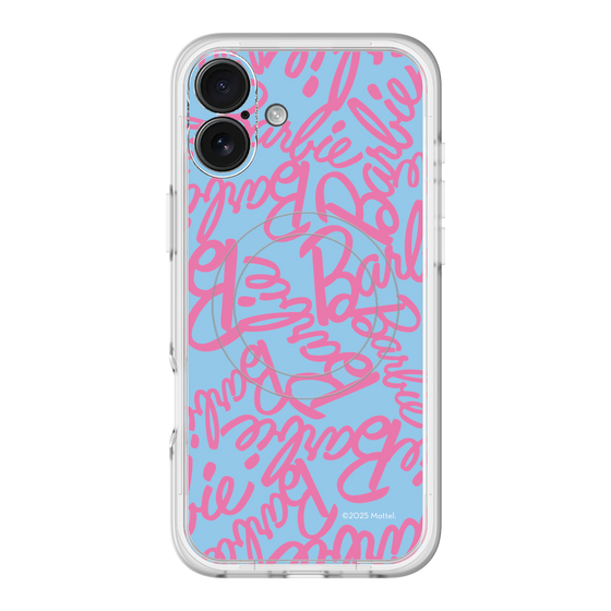 スリムプロテクションプレミアムケース with MagSafe［ Barbie - ロゴパターン2 ］