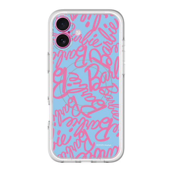 スリムプロテクションプレミアムケース with MagSafe［ Barbie - ロゴパターン2 ］