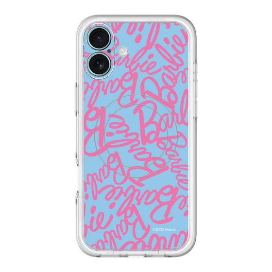 スリムプロテクションプレミアムケース with MagSafe［ Barbie - ロゴパターン2 ］