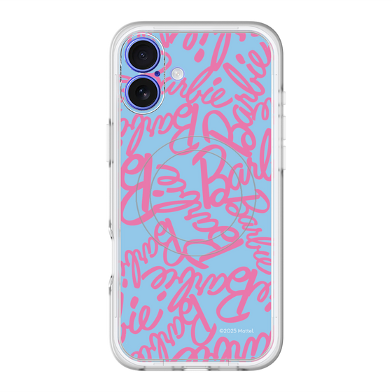 スリムプロテクションプレミアムケース with MagSafe［ Barbie - ロゴパターン2 ］
