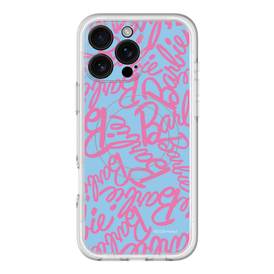 スリムプロテクションプレミアムケース with MagSafe［ Barbie - ロゴパターン2 ］