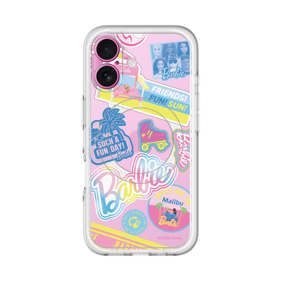 スリムプロテクションプレミアムケース with MagSafe［ Barbie - ステッカー ］