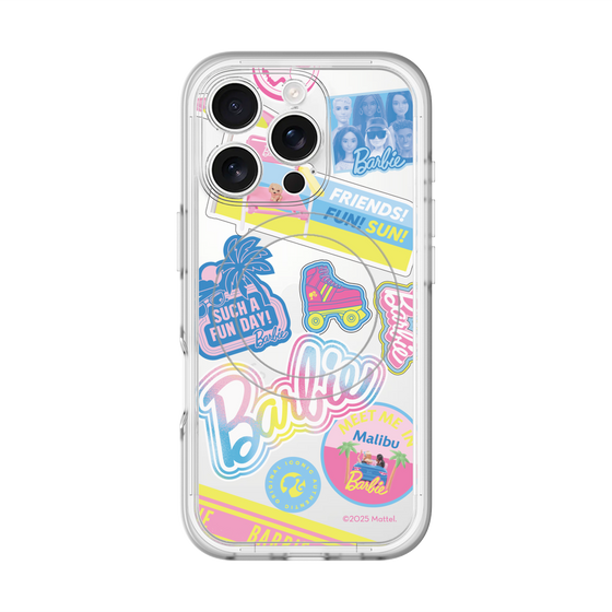 スリムプロテクションプレミアムケース with MagSafe［ Barbie - ステッカー ］