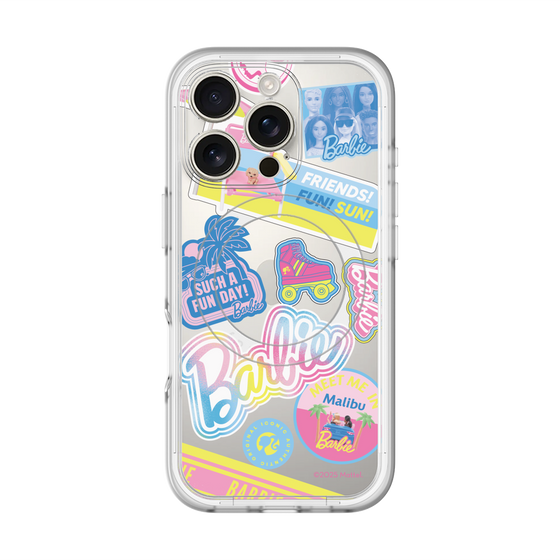 スリムプロテクションプレミアムケース with MagSafe［ Barbie - ステッカー ］