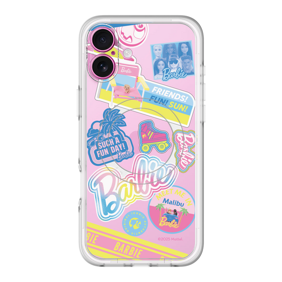 スリムプロテクションプレミアムケース with MagSafe［ Barbie - ステッカー ］