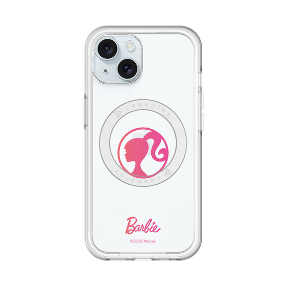 スリムプロテクションプレミアムケース with MagSafe［ Barbie - ロゴ ］