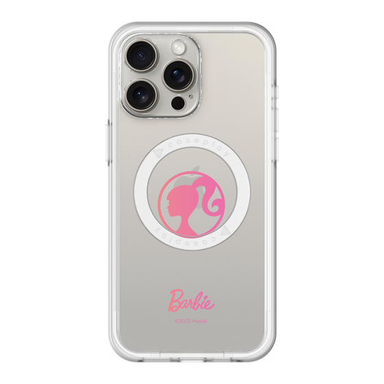 スリムプロテクションプレミアムケース with MagSafe［ Barbie - ロゴ ］