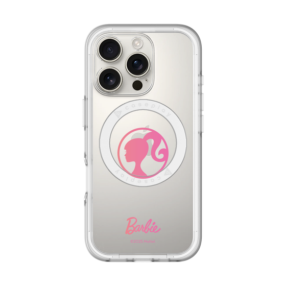 スリムプロテクションプレミアムケース with MagSafe［ Barbie - ロゴ ］