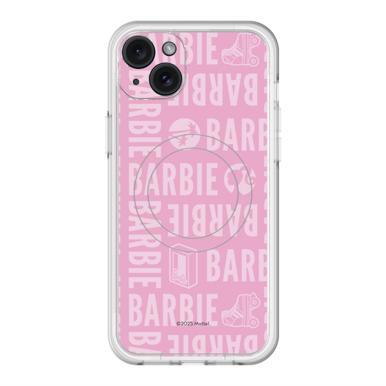 スリムプロテクションプレミアムケース with MagSafe［ Barbie - ロゴパターン3 ］
