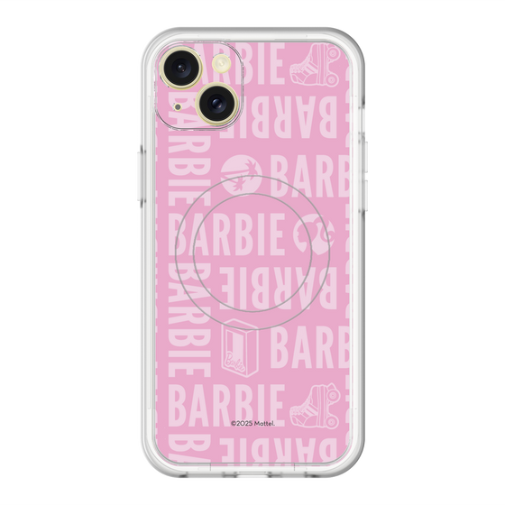 スリムプロテクションプレミアムケース with MagSafe［ Barbie - ロゴパターン3 ］