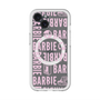 スリムプロテクションプレミアムケース with MagSafe［ Barbie - ロゴパターン3 - クリア ］