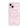 スリムプロテクションプレミアムケース with MagSafe［ Barbie - ロゴパターン3 - クリア ］
