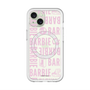 スリムプロテクションプレミアムケース with MagSafe［ Barbie - ロゴパターン3 - クリア ］