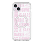 スリムプロテクションプレミアムケース with MagSafe［ Barbie - ロゴパターン3 - クリア ］