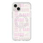 スリムプロテクションプレミアムケース with MagSafe［ Barbie - ロゴパターン3 - クリア ］