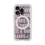 スリムプロテクションプレミアムケース with MagSafe［ Barbie - ロゴパターン3 - クリア ］