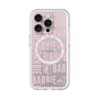 スリムプロテクションプレミアムケース with MagSafe［ Barbie - ロゴパターン3 - クリア ］
