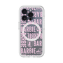 スリムプロテクションプレミアムケース with MagSafe［ Barbie - ロゴパターン3 - クリア ］