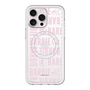 スリムプロテクションプレミアムケース with MagSafe［ Barbie - ロゴパターン3 - クリア ］