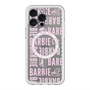スリムプロテクションプレミアムケース with MagSafe［ Barbie - ロゴパターン3 - クリア ］