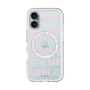 スリムプロテクションプレミアムケース with MagSafe［ Barbie - ロゴパターン3 - クリア ］