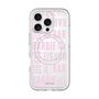 スリムプロテクションプレミアムケース with MagSafe［ Barbie - ロゴパターン3 - クリア ］