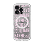 スリムプロテクションプレミアムケース with MagSafe［ Barbie - ロゴパターン3 - クリア ］