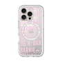 スリムプロテクションプレミアムケース with MagSafe［ Barbie - ロゴパターン3 - クリア ］