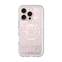 スリムプロテクションプレミアムケース with MagSafe［ Barbie - ロゴパターン3 - クリア ］