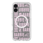 スリムプロテクションプレミアムケース with MagSafe［ Barbie - ロゴパターン3 - クリア ］