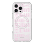 スリムプロテクションプレミアムケース with MagSafe［ Barbie - ロゴパターン3 - クリア ］