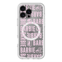 スリムプロテクションプレミアムケース with MagSafe［ Barbie - ロゴパターン3 - クリア ］