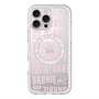 スリムプロテクションプレミアムケース with MagSafe［ Barbie - ロゴパターン3 - クリア ］