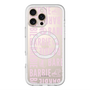 スリムプロテクションプレミアムケース with MagSafe［ Barbie - ロゴパターン3 - クリア ］