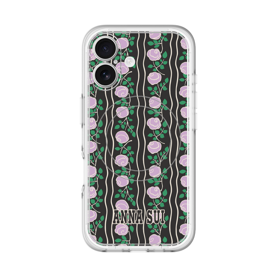 スリムプロテクションプレミアムケース with MagSafe［ ANNA SUI - ROSE STRIPE ］