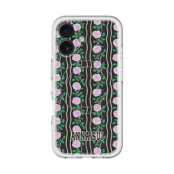 スリムプロテクションプレミアムケース with MagSafe［ ANNA SUI - ROSE STRIPE ］