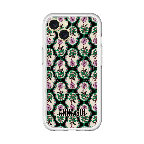 スリムプロテクションプレミアムケース with MagSafe［ ANNA SUI - ROSE CAMEO ］