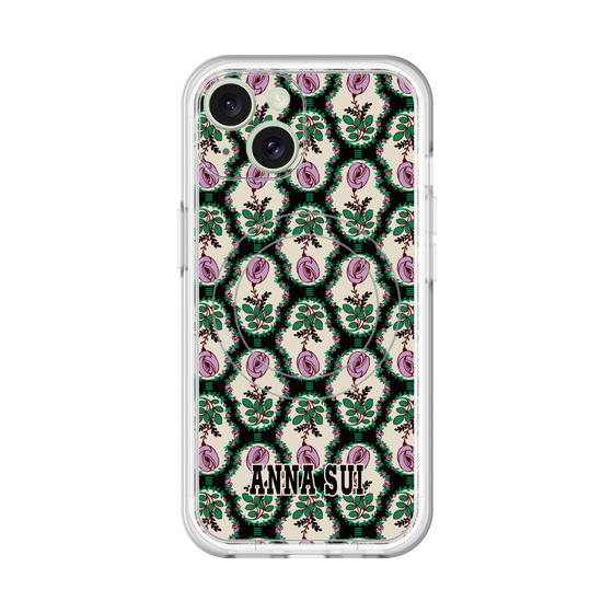 スリムプロテクションプレミアムケース with MagSafe［ ANNA SUI - ROSE CAMEO ］