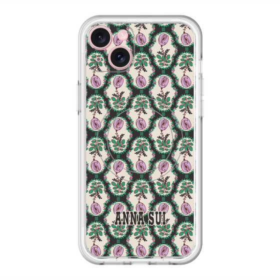 スリムプロテクションプレミアムケース with MagSafe［ ANNA SUI - ROSE CAMEO ］