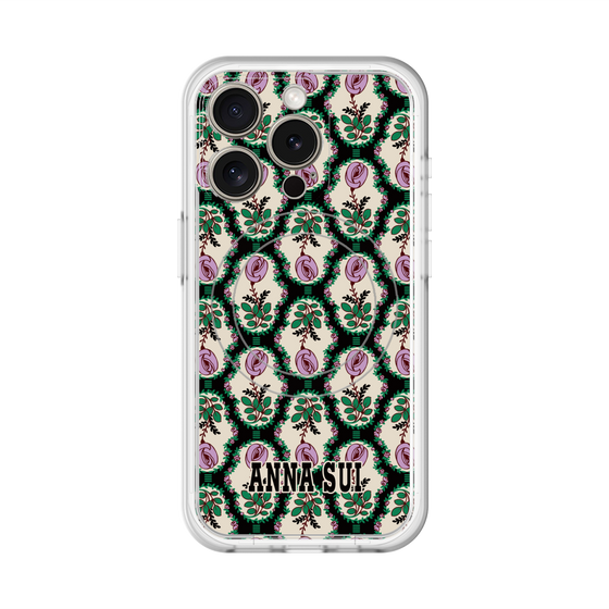スリムプロテクションプレミアムケース with MagSafe［ ANNA SUI - ROSE CAMEO ］