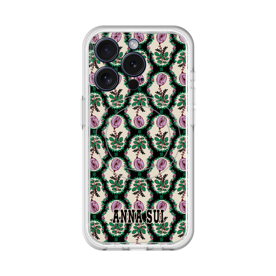 スリムプロテクションプレミアムケース with MagSafe［ ANNA SUI - ROSE CAMEO ］
