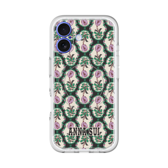 スリムプロテクションプレミアムケース with MagSafe［ ANNA SUI - ROSE CAMEO ］