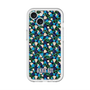 スリムプロテクションプレミアムケース with MagSafe［ ANNA SUI - HEARTS VINE - BLUE ］