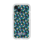 スリムプロテクションプレミアムケース with MagSafe［ ANNA SUI - HEARTS VINE - BLUE ］