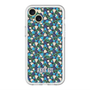 スリムプロテクションプレミアムケース with MagSafe［ ANNA SUI - HEARTS VINE - BLUE ］