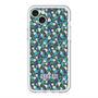 スリムプロテクションプレミアムケース with MagSafe［ ANNA SUI - HEARTS VINE - BLUE ］