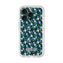 スリムプロテクションプレミアムケース with MagSafe［ ANNA SUI - HEARTS VINE - BLUE ］